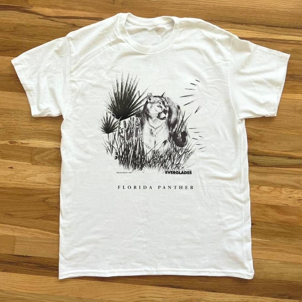 Style Florida Panther White Unisex T-Shirt
